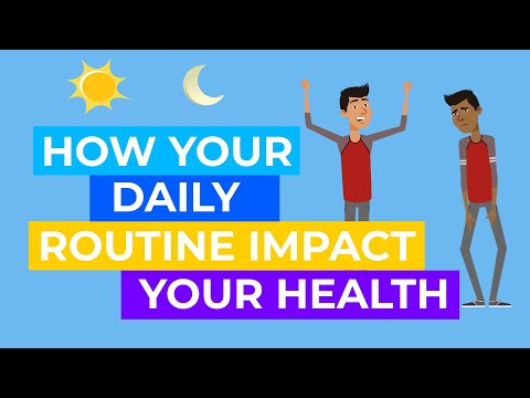 How your daily routine impact your health- healthy and unhealthy people habits