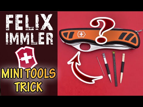 How to add tweezers, needle & toothpick on a SAK without slots on the scales. No slots, no problems!