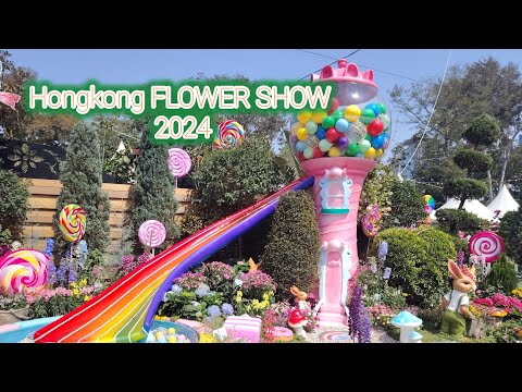 NEW OPEN || HONGKONG FLOWER SHOW 2024 #Vlogging Andita 24