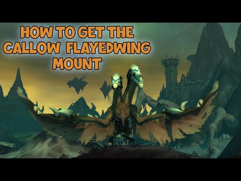 WoW Shadowlands - How To Get The Callow Flayedwing Mount | Blight-Touched Egg | Maldraxxus