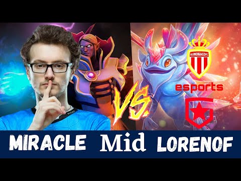 Miracle Vs Lorenof -- Invoker vs Puck-- MId --Invoker and Puck Show