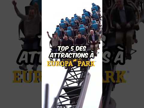 TOP 5 ATTRACTIONS EUROPA-PARK 🎢😍 #coasters