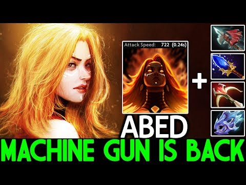 ABED [Lina] Super Machine Gun is Back Brutal Show 7.22 Dota 2