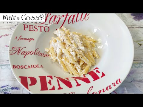 PASTA con la RICOTTA - Ricetta Primo Piatto FRESCO ed ESTIVO