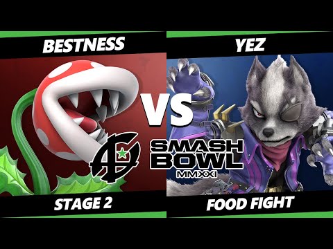 Smash Bowl MMXI Food Fight SSBU - BestNess (Piranha Plant, Ness) Vs. Yez (Wolf) Ultimate Stage 2