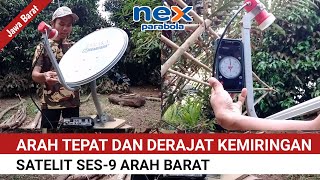 Download lagu ARAH TEPAT DAN DERAJAT KEMIRINGAN SATELIT SES-9 ARAH BARAT mp3