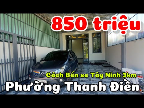 Bán nhà mới 850 triệu ở phường Thanh Điền gần Quốc lộ 22B Cụm công nghiệp Bến xe Tây Ninh