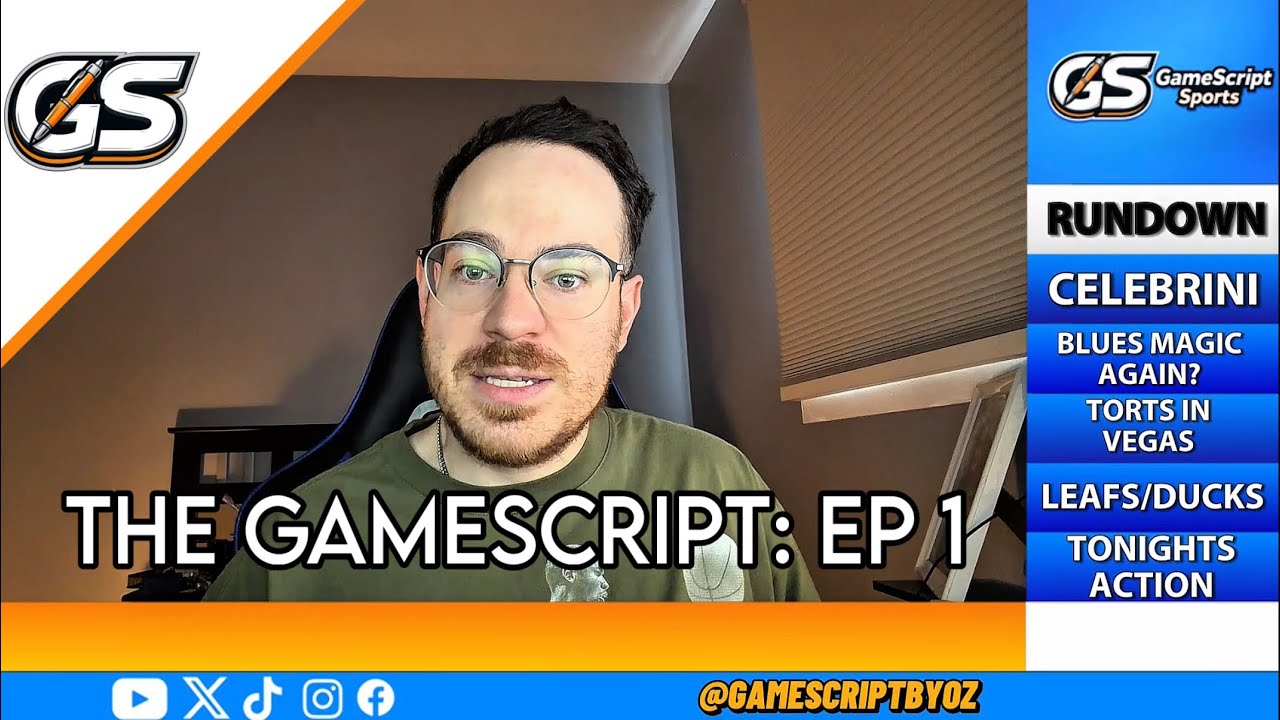 GameScript Ep. 1: Celebrini Hits 100, Torts in Vegas & Leafs Get Revenge