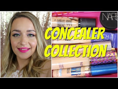 Concealer Collection: Makeup Collection 2017 Drugstore & High End | DreaCN Video