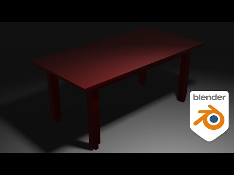 Making table (light setup shadow) in BLENDER 2.82a