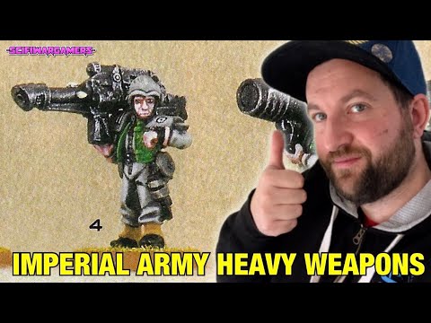 Imperial army heavy weapons - Oldhammer Imperial Guard - Warhammer 40k Rogue trader