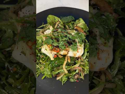 Steam fish me please! #pescatarian #saladrecipe