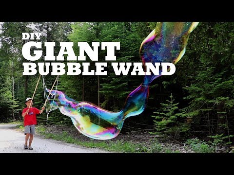DIY Giant Bubble Wand