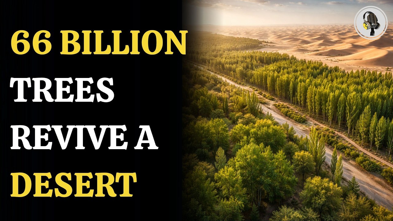 China’s Incredible Green Wall: 66 Billion Trees in Taklamakan | WION Podcast