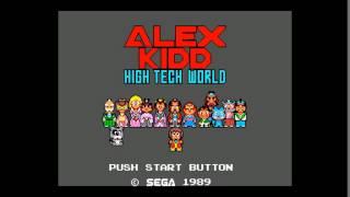 Alex Kidd: High Tech World (Master System PSG) - BGM 05: Fantasy Zone Snippet