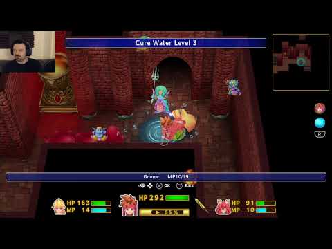 Secret of Mana (2018) playthrough pt43 - Fire Temple Return! And Game CRASH