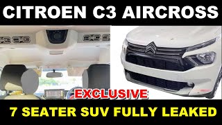 C3 Aircross Leaked | Citroen's 7 Seater SUV With Rs.8 Lakh Starting Price | Digital MID, New Design