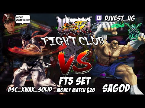 USF4 Fight Club Exhibition Series - DSC_xwax_Solid VS SaGod FT5 Set Money Match ($20)
