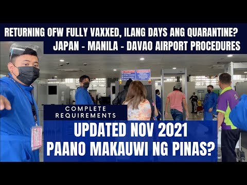 UPDATED AIRPORT RULES AND PROCEDURES FOR RETURNING OFWs | PAANO MAKAKAUWI NG PILIPINAS?