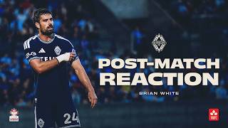 Brian White Post Victory Reaction vs Cavalry FC ????️ | TELUS Canadian Championship Quarterfinals Leg 1