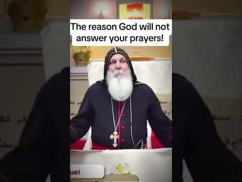 The reason God will not answer your Prayers! #bishopmarmariemmanuel #marmariemmanuel #god #prayers