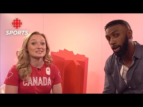 Rosie MacLennan Talks about Being Canada's Flag Bearer | CBC Sports