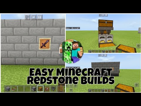 Easy Minecraft Redstone Builds | Easy Minecraft Builds | Creepy Creeper
