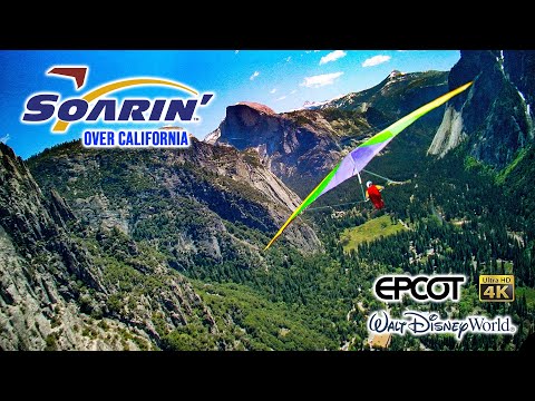 Soarin' Over California On Ride 4K POV EPCOT Walt Disney World 2023 11 01