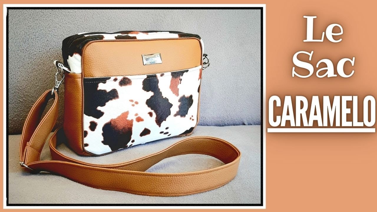 Tuto #DIY facile : coudre un sac bandoulière en simili , Le Sac #CARAMELO 🥰