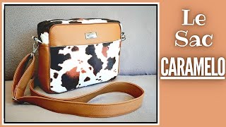Tuto #DIY facile : coudre un sac bandoulière en simili , Le Sac #CARAMELO 🥰