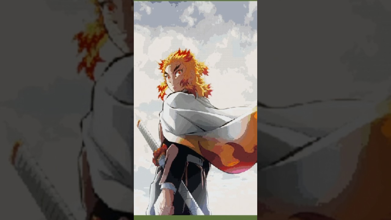 マイクラで〜した人の煉獄杏寿郎やってみた！#マイクラ #マインクラフト #minecraft #鬼滅の刃 #anime #shorts