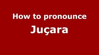 How to pronounce Juçara