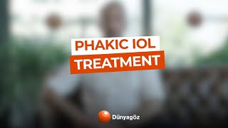 Surgeon Dr. Buğra Duman explained phakic IOL treatment.