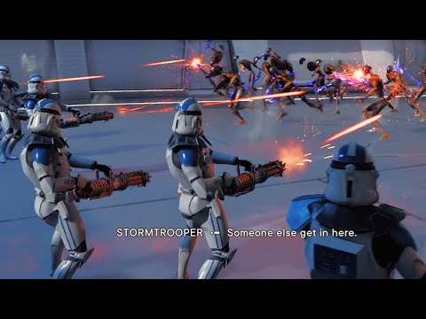 Heavy Trooper VS Separatists Battle Droid - STAR WARS JEDI SURVIVOR