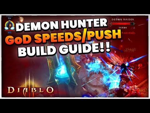 Diablo 3 GoD Demon Hunter Speed Push Build Guide Season 27! (Still Viable?)