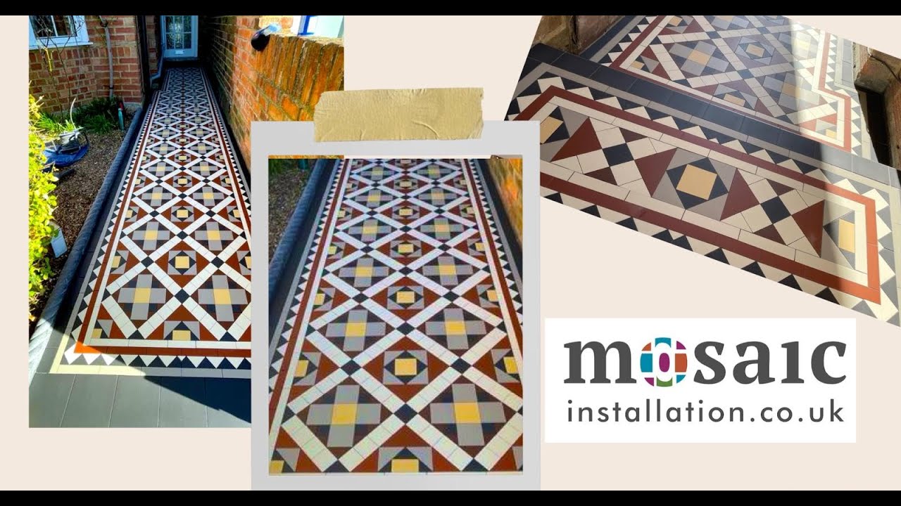 How to Install Victorian Mosaic. Victorian Tiles Aberdeen, Faron.Co Ltd, Mozaika Viktoriańska