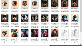 MidJourney Bot download images and CSV or Excel data Automation Python script