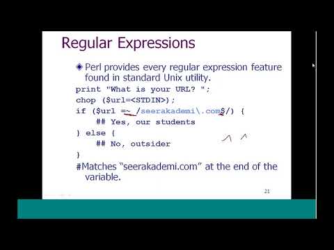 PERL 2 #ch19 #swayamprabha