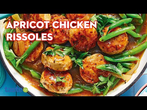 How to make apricot chicken rissoles | taste.com.au