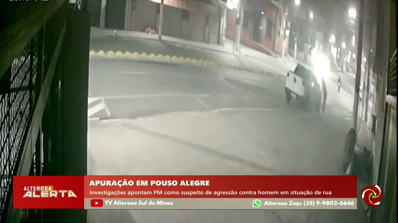 Homem em situação de rua é agredido por militar em Pouso Alegre