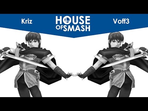 House of Smash 43 - Voff3 (L) vs Kriz - Top 8 Grand Finals & Champion's Interview - Melee Singles