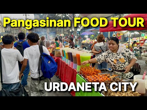 BIGGEST FILIPINO FOOD MARKET & BEST STREET FOOD SCENE in Pangasinan – Urdaneta City, Philippines