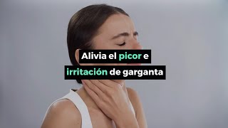 Aliviar el picor e irritación de garganta