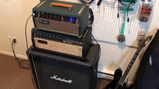Video thumbnail for Mesa Boogie Five 35 vs Mark IIB Coliseum. ESP Hanneman. G12T-75. by TIGHTEN