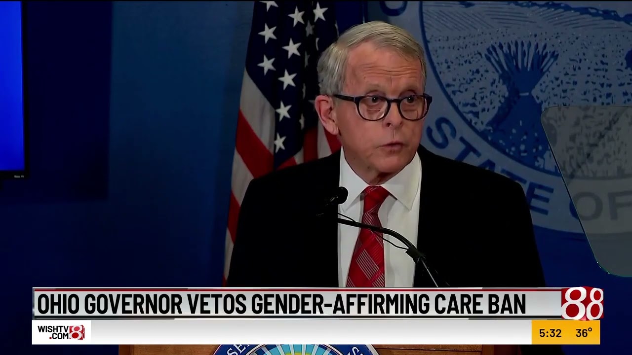 Ohio governor vetos gender-affirming care ban