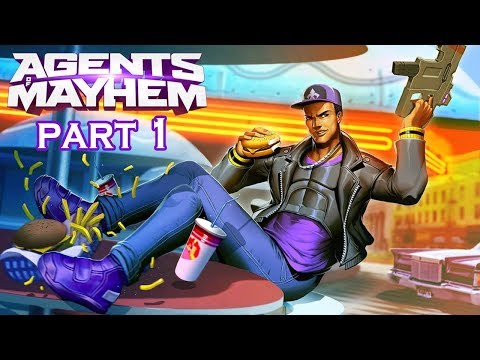 Agents of Mayhem 2017 Let's Play Live Stream PS4 Free Roam Gameplay Part 1