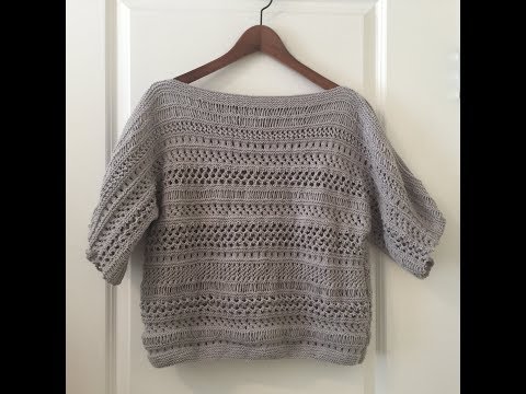 DIY KNIT Summer Lace Top Tutorial