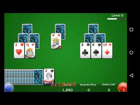 Classic Tri Peaks Solitaire Video