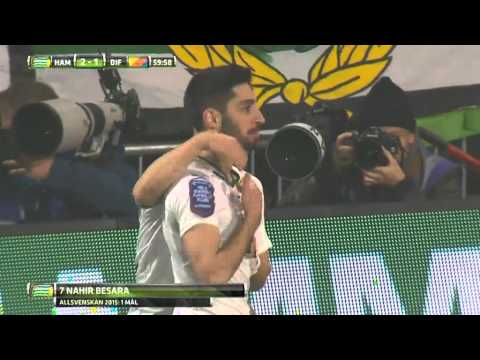 MÅL: Besara med en otrolig Zlatan-klack mot Djurgården - TV4 Sport