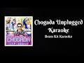 Chogada Unplugged Karaoke | Lyrics | Darshan Raval | Loveratri